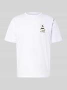 Wood Wood T-Shirt mit rückseitigem Motiv- und Logo-Print in Weiss, Grö...