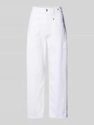 MAC Baggy Fit Jeans mit aufgesetzten Taschen in Weiss, Größe 44