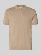 SELECTED HOMME Regular Fit Poloshirt aus Bio-Baumwoll-Mix Modell 'BERG...