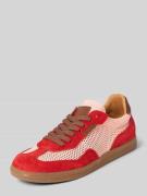 Steve Madden Sneaker aus Leder mit Schnürung Modell 'Estella' in Rot, ...