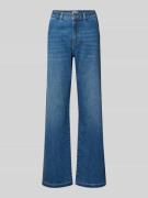 Jake*s Collection Flared Jeans mit Eingrifftaschen in Dunkelblau Melan...