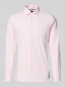 OLYMP No. Six Super Slim Fit Business-Hemd Modern Kent Uni Twill in Ro...