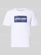 Jack & Jones Regular Fit T-Shirt aus reiner Baumwolle Modell 'COLE' in...