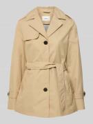 s.Oliver RED LABEL Regular Fit Trenchcoat aus Baumwoll-Mix in Beige, G...