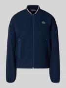 Lacoste Sport Regular Fit Trainingsjacke mit Baseball-Kragen in Dunkel...