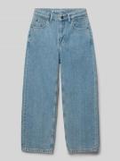 Garcia Baggy Fit Jeans mit Label-Detail in Blau, Größe 146