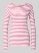 Marc O'Polo Regular Fit Langarmshirt aus reiner Baumwolle in Pink, Grö...