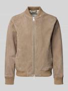 SELECTED HOMME Regular Fit Wildlederjacken aus reinem Ziergenleder Mod...