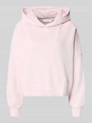 Marc O'Polo Relaxed Fit Hoodie aus reiner Baumwolle in Hellrosa, Größe...