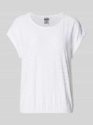 ZABAIONE Regular Fit T-Shirt mit Lochmuster Modell 'Ruth' in Weiss, Gr...