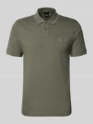 BOSS Orange Slim Fit Poloshirt aus Baumwoll-Mix Modell 'PASSENGER' in ...