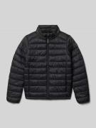 CARS JEANS Regular Fit Jacke in Stepp-Optik Modell 'Stinger' in Black,...