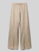 Garcia Wide Fit Stoffhose mit elastischem Bund in Silber, Größe 140