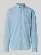 PME Legend Regular Fit Freizeithemd mit Brusttasche und Label-Detail i...