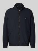 camel active Blouson mit Logo-Print und Stehkragen in Marine, Größe 48