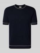 Gant Regular Fit Poloshirt mit Label-Stitching in Marine, Größe L