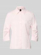 Marc Cain Hembluse mit 3/4-Arm mit Aufschlag in Hellrosa, Größe 34