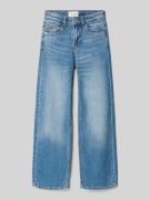 CARS JEANS Straight Leg Jeans im 5-Pocket-Design Modell 'MARA' in Blau...