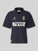 ANOTHER COTTON LAB Regular Fit Poloshirt aus Waffel-Piqué Modell 'Peac...