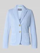 WHITE LABEL Regular Fit Blazer mit Reverskragen in Hellblau, Größe 34