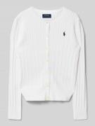 Polo Ralph Lauren Teens Regular Fit Strickjacke aus reiner Baumwolle i...