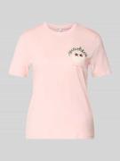 Only Regular Fit T-Shirt aus reiner Baumwolle Modell 'KITA' in Rosa, G...