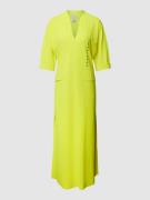 Sportalm Maxikleid mit angedeuteten Pattentaschen in GELB, Größe 34