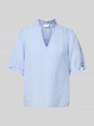 Neo Noir Loose Fit Blusenshirt aus Baumwoll-Leinen-Mix Modell 'Odesa' ...