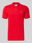 Lacoste Regular Fit Poloshirt aus reiner Baumwolle in Rot, Größe L