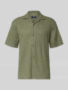 MCNEAL Regular Fit Freizeithemd mit Strukturmuster in Lind, Größe L