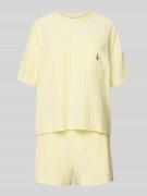 Polo Ralph Lauren Relaxed Fit Pyjama aus Baumwoll-Modal-Mix in GELB, G...