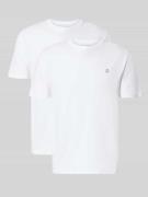 Marc O'Polo Regular Fit T-Shirt Set im 2er-Pack in Weiss, Größe L