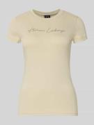 ARMANI EXCHANGE T-Shirt mit Logo und Rundhalsausschnitt in Lind, Größe...