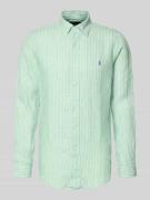 Polo Ralph Lauren Regular Fit Freizeithemd aus reinem Leinen in Gruen,...
