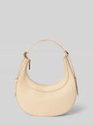 Coccinelle Umhängetasche mit Label-Detail in Sand, Größe 1