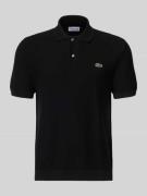 Lacoste Regular Fit Poloshirt aus reiner Baumwolle in Black, Größe L