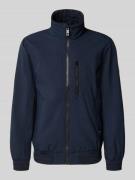 Tom Tailor Comfort Fit Blouson mit geripptem Rumpfabschluss in Marine,...
