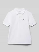 Lacoste Regular Fit Poloshirt aus reiner Baumwolle in Weiss, Größe 140