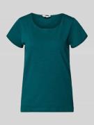 Tom Tailor Regular Fit T-Shirt aus reiner Baumwolle in Dunkelgruen, Gr...