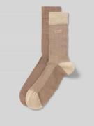 BOSS Strümpfe aus Baumwoll-Mix im 2er-Pack in Beige, Größe 43-46