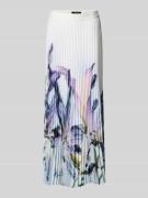 Marc Cain Plisseerock mit Label-Detail und seitlichem Reißverschluss i...