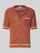 Drykorn Slim Fit Freizeithemd in Strick-Optik Modell 'FLAVIRO' in Rost...