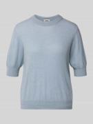 Drykorn Strickpullover aus Alpaka-Mix Modell 'SANIDY' in Bleu, Größe L