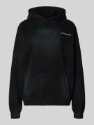 ANOTHER COTTON LAB Hoodie mit Logo-Stitching in Black, Größe L