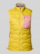 PEAK PERFORMANCE Daunenweste mit Stehkragen in GELB, Größe L