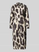 MSCH Copenhagen Hemdblusenkleid aus Viskose-Mix Modell 'Karalie Jusia'...