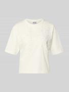 JAKE*S STUDIO WOMAN T-Shirt mit Rundhalsausschnitt in Offwhite, Größe ...