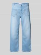 Angels Wide Fit Jeans in verkürzter Passform Modell 'Linn' in Bleu, Gr...