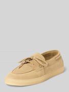 Copenhagen Loafer mit Logo-Detail in Sand, Größe 40