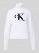 Calvin Klein Jeans Strickpullover mit Rollkragen Modell 'CHENILLE' in ...